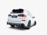 Rear Splitter (Vertical Bars) V.2 compatible with BMW X5 M-Pack G05 Facelift