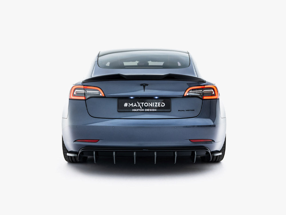 Rear Side Splitters V.2 compatible with Tesla Model 3