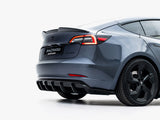 Rear Side Splitters V.2 compatible with Tesla Model 3