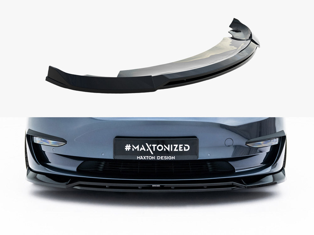 Front Splitter V.3 compatible with Tesla Model 3