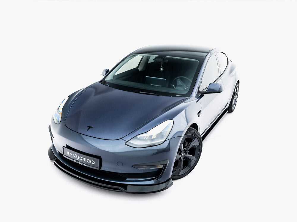 Front Splitter V.3 compatible with Tesla Model 3