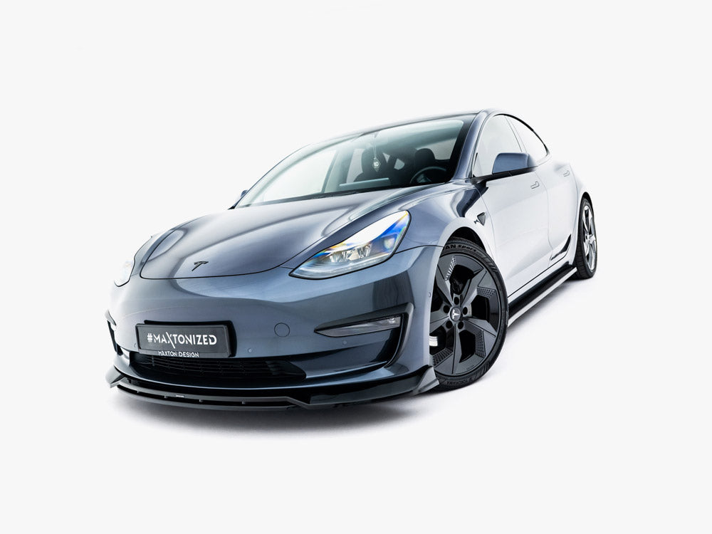Front Splitter V.3 compatible with Tesla Model 3