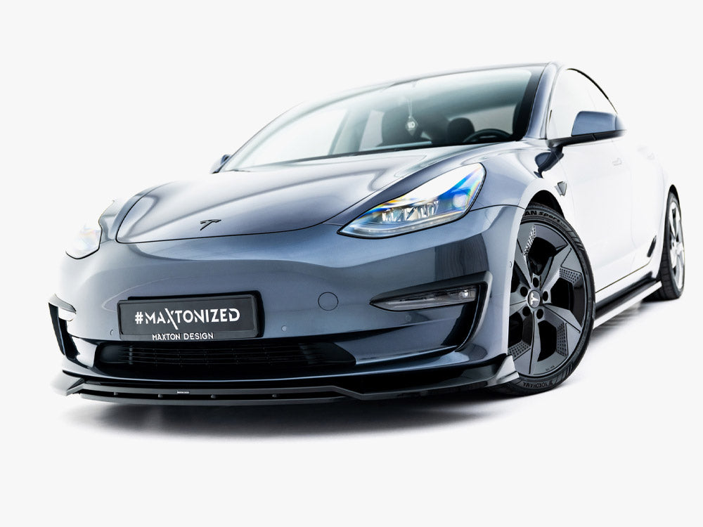 Front Splitter V.3 compatible with Tesla Model 3