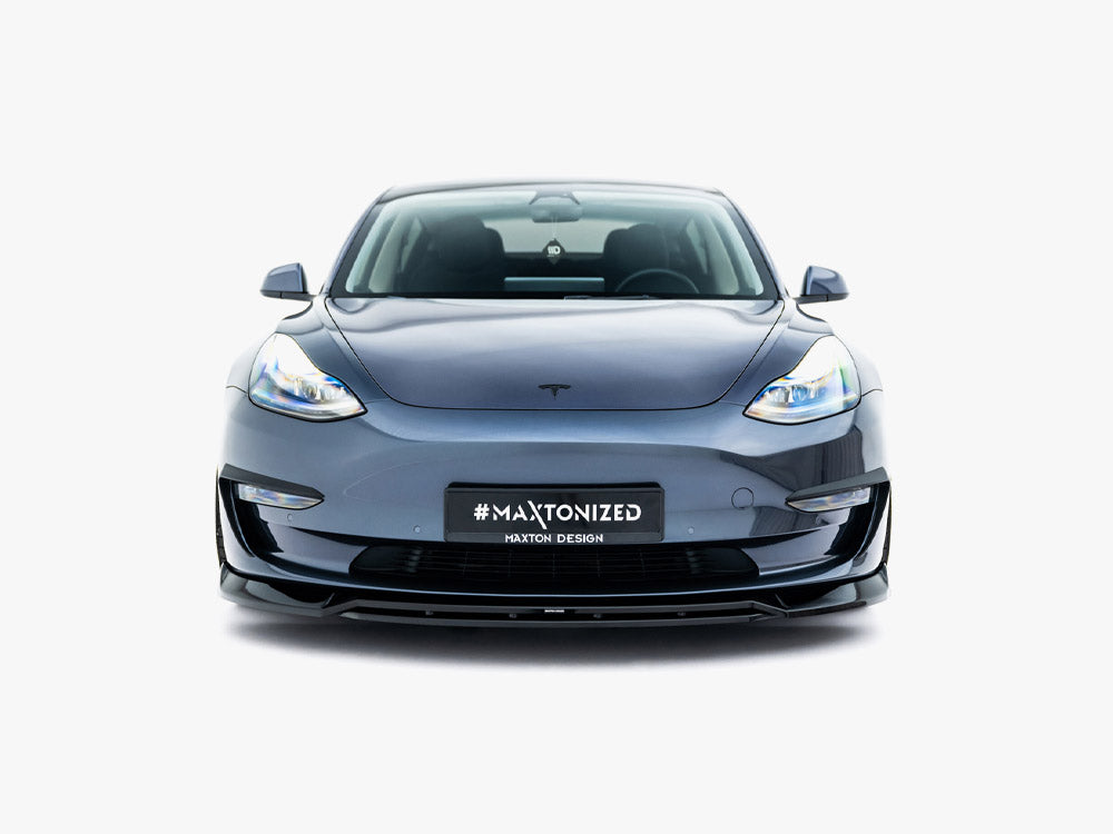 Front Splitter V.3 compatible with Tesla Model 3