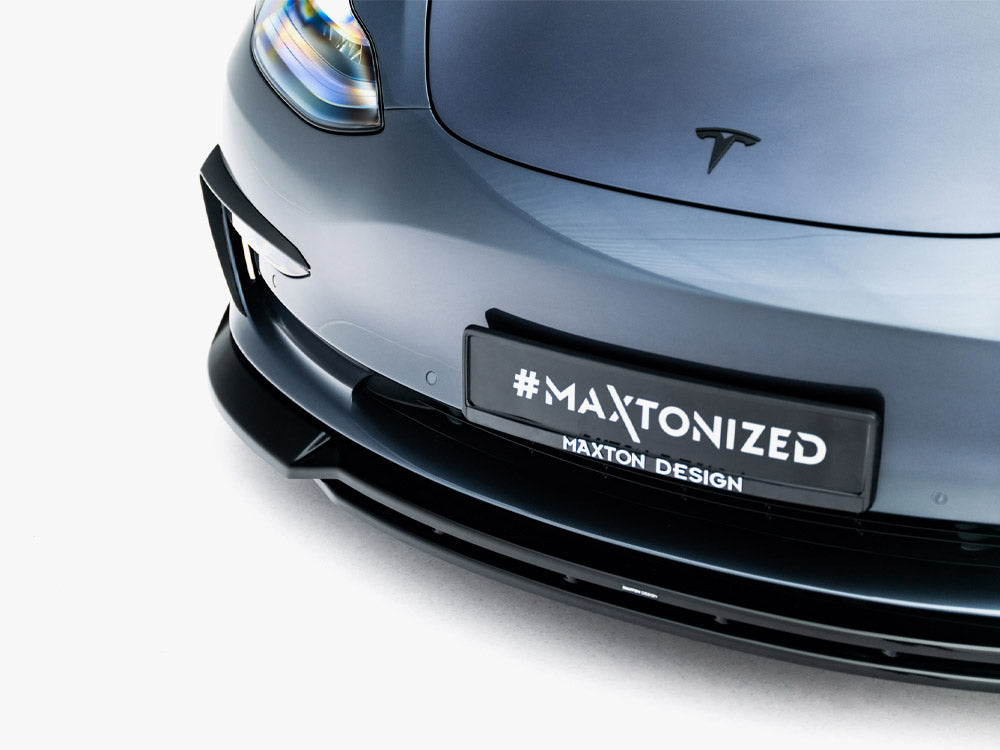 Front Splitter V.3 compatible with Tesla Model 3