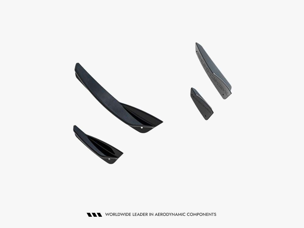 Front Bumper Wings (Canards) compatible with Mercedes-AMG CLE 53 C236