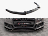 Front Splitter V.1 compatible with Audi S3 / A3 S Line Sportback 8V Facelift