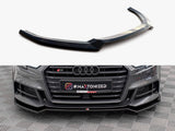 Front Splitter V.2 compatible with Audi S3 / A3 S Line Sportback 8V Facelift