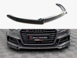 Front Splitter V.3 compatible with Audi S3 / A3 S Line Sportback 8V Facelift