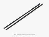 Side Skirt Diffusers V.2 compatible with Audi S3 / A3 S Line Sportback 8V / 8V Facelift