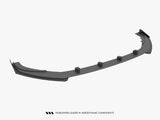 Street PRO Front Splitter V.1 + Flaps compatible with Audi S3 / A3 S Line Sportback 8V Facelift