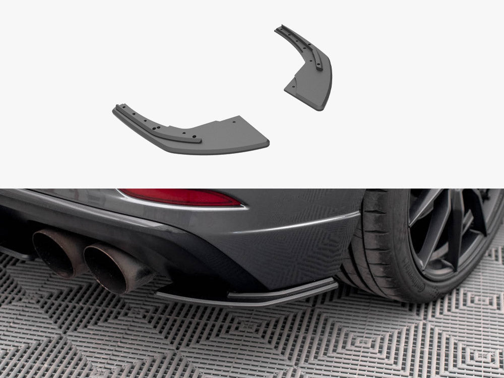 Street PRO Rear Side Splitters compatible with Audi S3 Sportback 8V Facelift