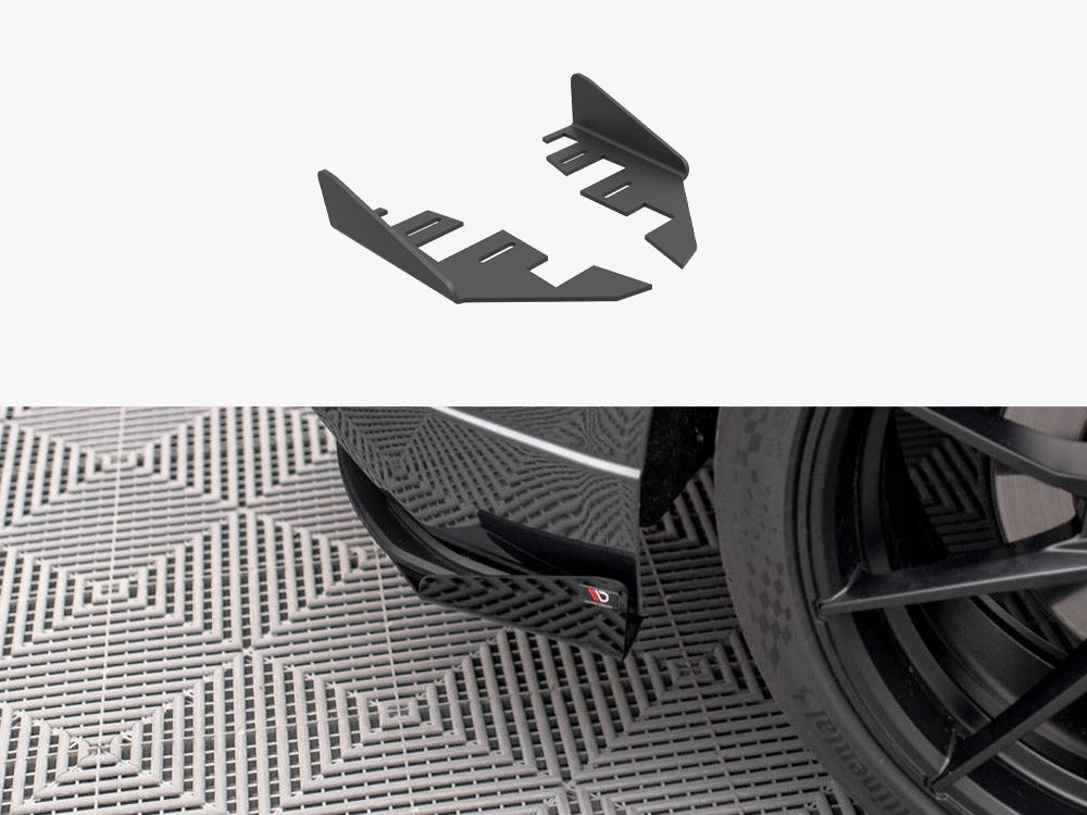 Rear Side Flaps compatible with Audi S3 Sportback 8V Facelift