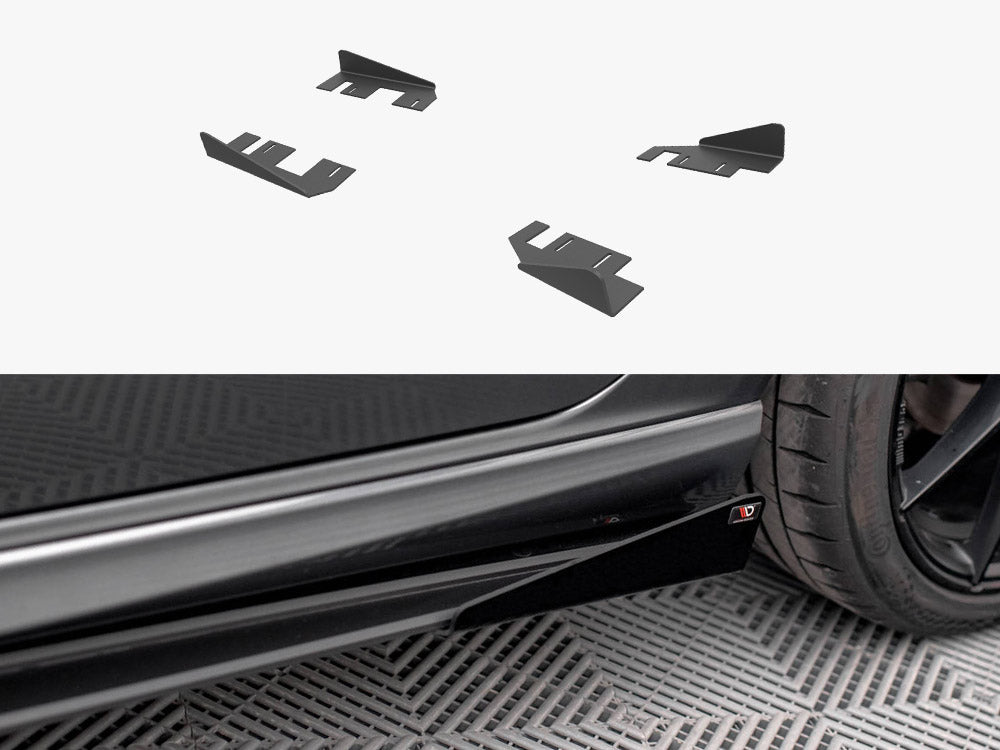 Side Flaps compatible with Audi S3 / A3 S Line Sportback 8V Facelift