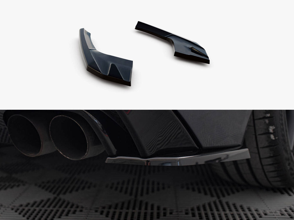 Rear Side Splitters V.2 compatible with Audi S3 / A3 S Line Sportback 8V Facelift