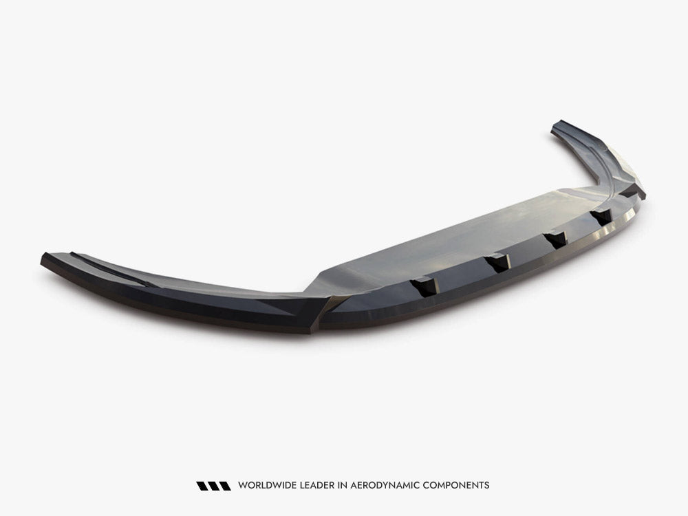 Front Splitter V.2 compatible with Volkswagen Polo GTI / R-Line Mk6 Facelift