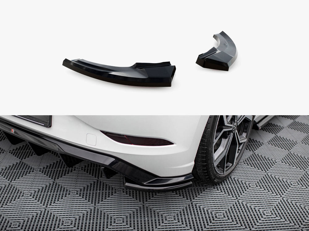 Rear Side Splitters compatible with Volkswagen Polo GTI / R-Line Mk6 Facelift