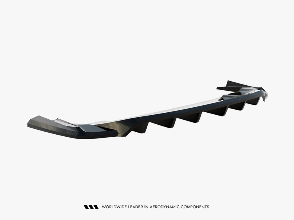 Rear Splitter (Vertical Bars) compatible with Porsche Taycan / Taycan 4 / Taycan 4S / Taycan GTS Mk1