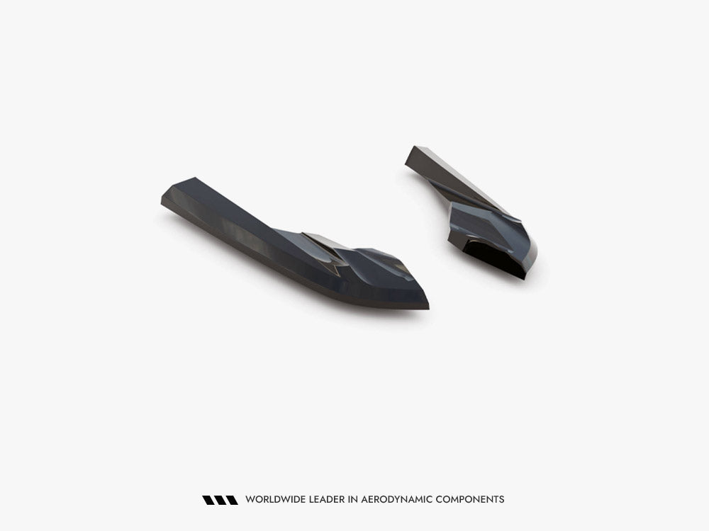 Rear Side Splitters compatible with Porsche Taycan Cross Turismo 4S