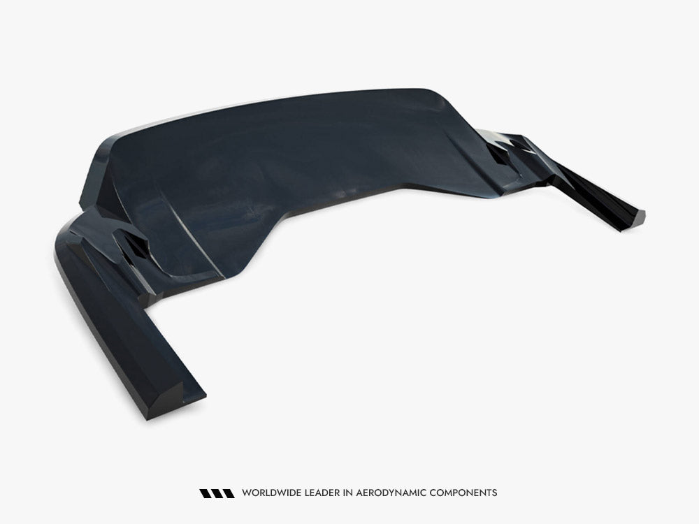 Rear Splitter (Vertical Bars) compatible with Porsche Taycan Turbo S Mk1