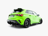 Street PRO Rear Diffuser + Flaps compatible with Audi RS 3 Sportback 8Y Facelift