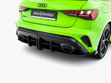 Street PRO Rear Diffuser + Flaps compatible with Audi RS 3 Sportback 8Y Facelift