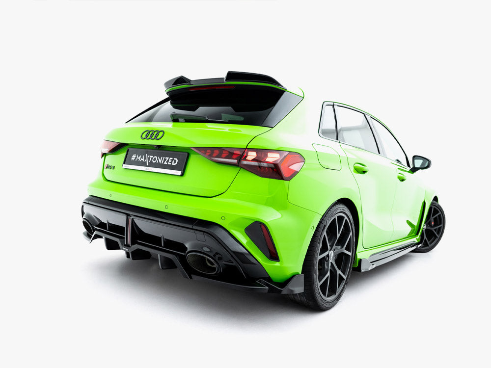 Rear Splitter (Vertical Bars) V.3 compatible with Audi RS 3 Sportback 8Y Facelift