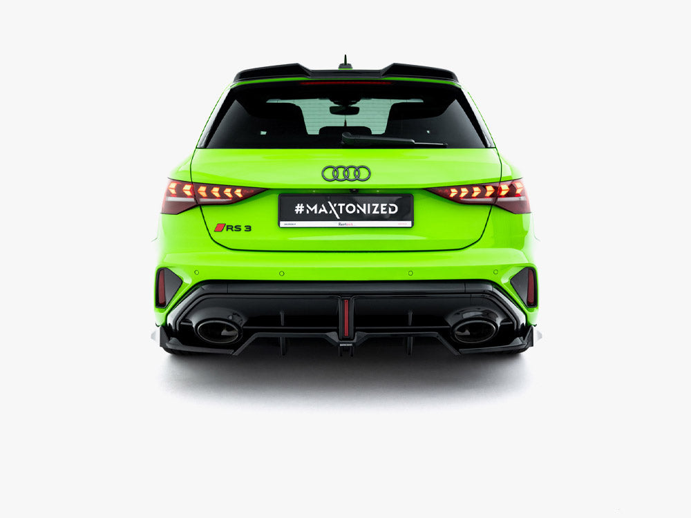 Rear Splitter (Vertical Bars) V.1 compatible with Audi RS 3 Sportback 8Y Facelift