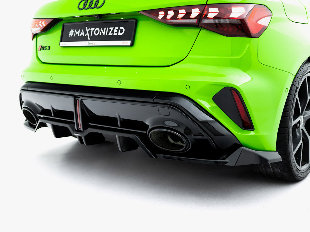 Rear Splitter (Vertical Bars) V.1 compatible with Audi RS 3 Sportback 8Y Facelift