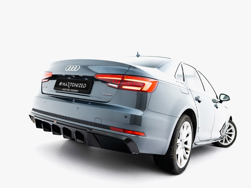 Rear Valance V.2 compatible with Audi A4 S Line Sedan / Avant B9