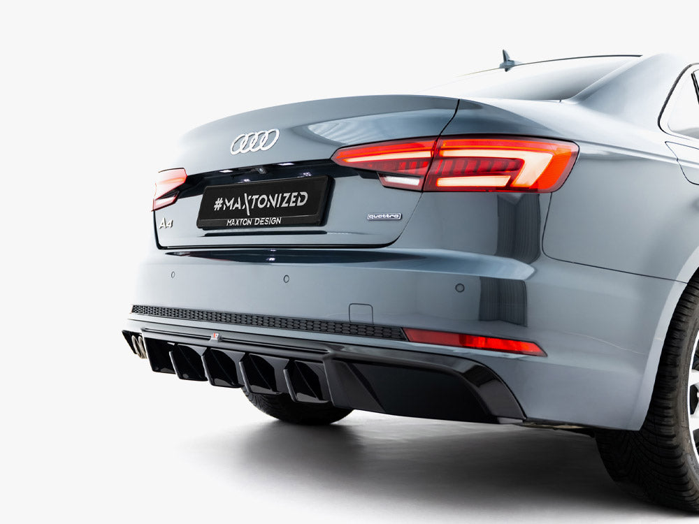 Rear Valance V.2 compatible with Audi A4 S Line Sedan / Avant B9