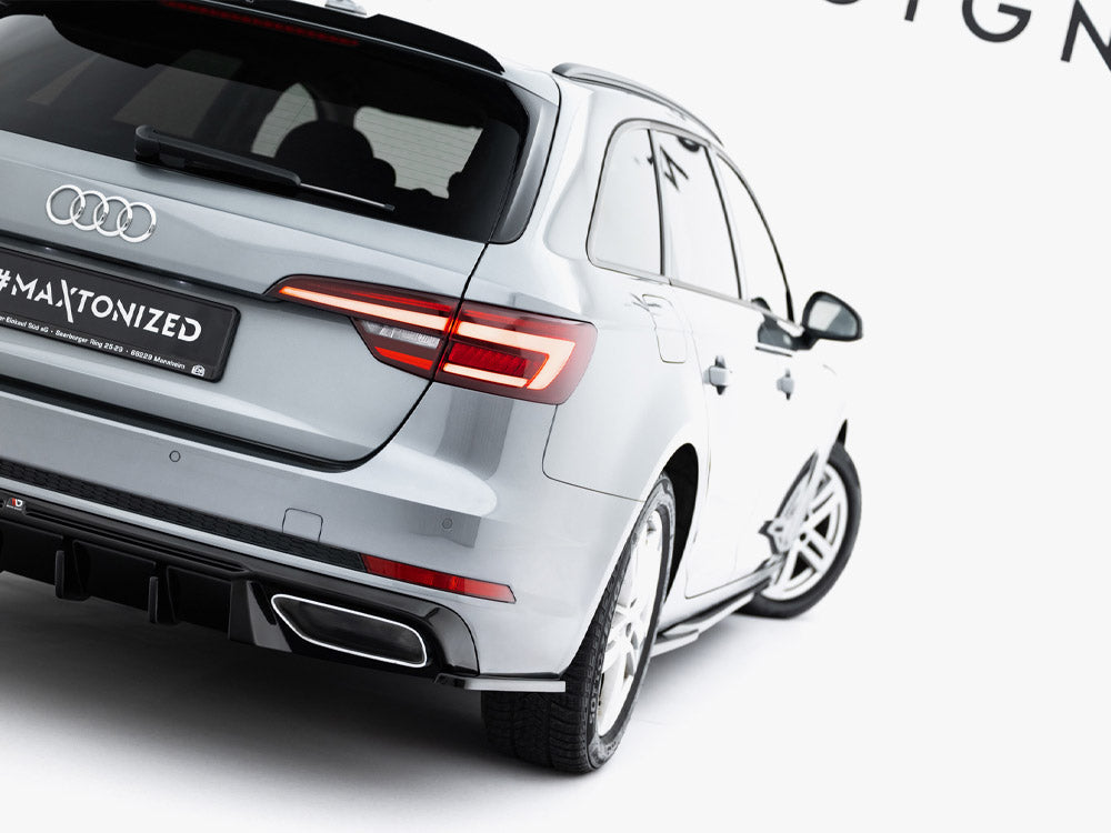 Rear Side Splitters compatible with Audi A4 / A4 S Line / S4 Sedan / Avant B9