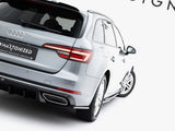Rear Side Splitters compatible with Audi A4 / A4 S Line / S4 Sedan / Avant B9