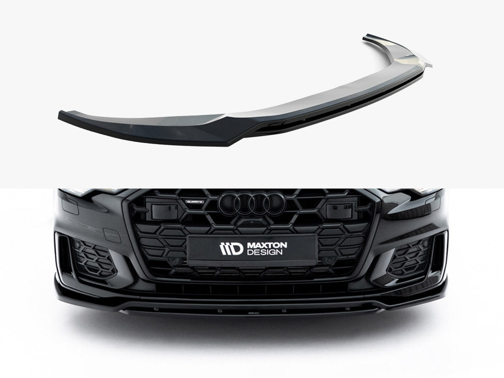 Front Splitter V.3 compatible with Audi A6 S Line / S6 C8 / C8 Facelift