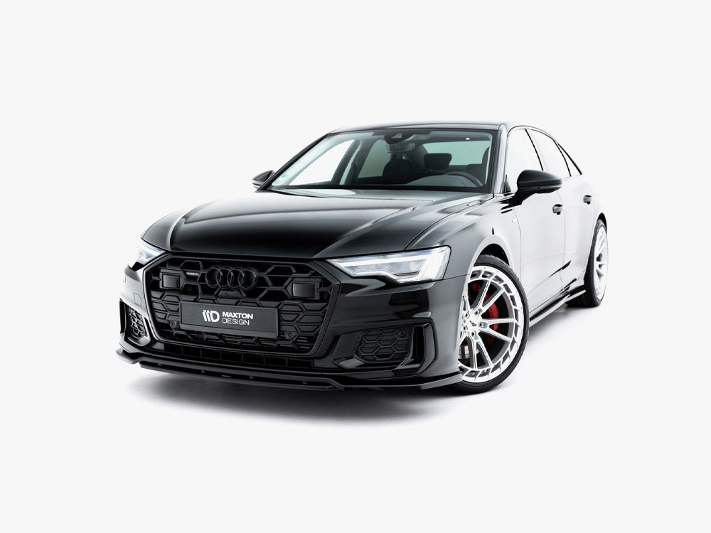 Front Splitter V.3 compatible with Audi A6 S Line / S6 C8 / C8 Facelift