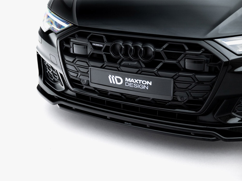 Front Splitter V.3 compatible with Audi A6 S Line / S6 C8 / C8 Facelift