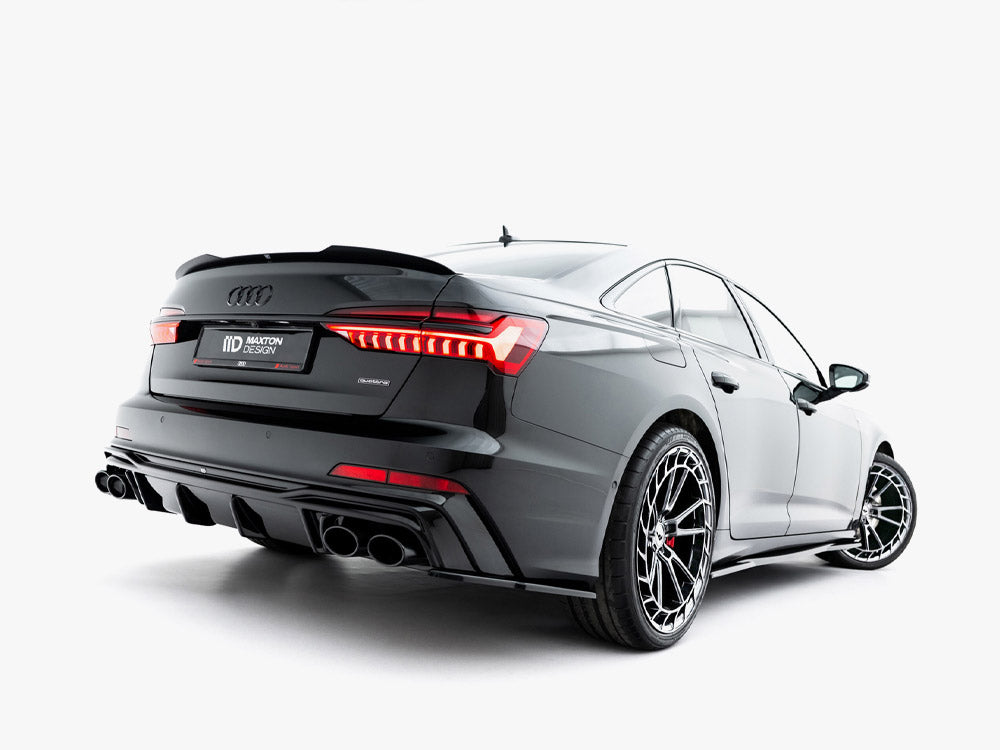 Rear Valance + Exhaust Ends Imitation compatible with Audi A6 S Line / S6 C8 / C8 Facelift