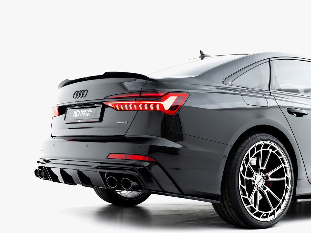 Rear Valance + Exhaust Ends Imitation compatible with Audi A6 S Line / S6 C8 / C8 Facelift