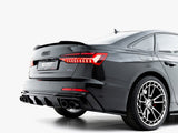 Rear Valance + Exhaust Ends Imitation compatible with Audi A6 S Line / S6 C8 / C8 Facelift
