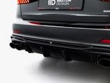 Rear Valance + Exhaust Ends Imitation compatible with Audi A6 S Line / S6 C8 / C8 Facelift
