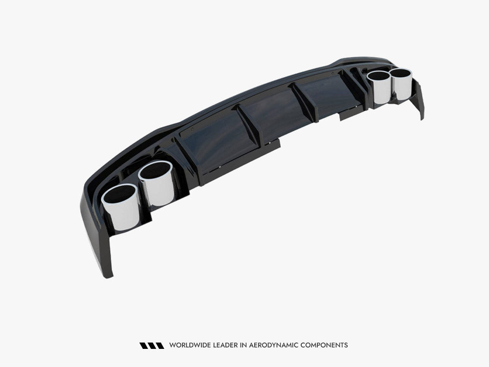 Rear Valance + Exhaust Ends Imitation compatible with Audi A6 S Line / S6 C8 / C8 Facelift