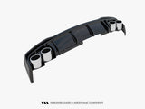 Rear Valance + Exhaust Ends Imitation compatible with Audi A6 S Line / S6 C8 / C8 Facelift