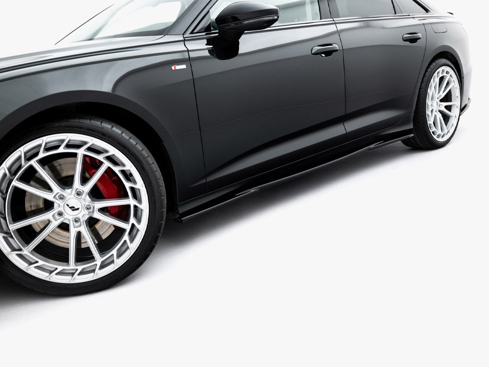 Side Skirt Diffusers compatible with Audi A6 S Line / S6 C8 / C8 Facelift