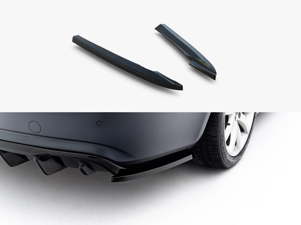 Rear Side Splitters compatible with Audi A4 B8 Facelift