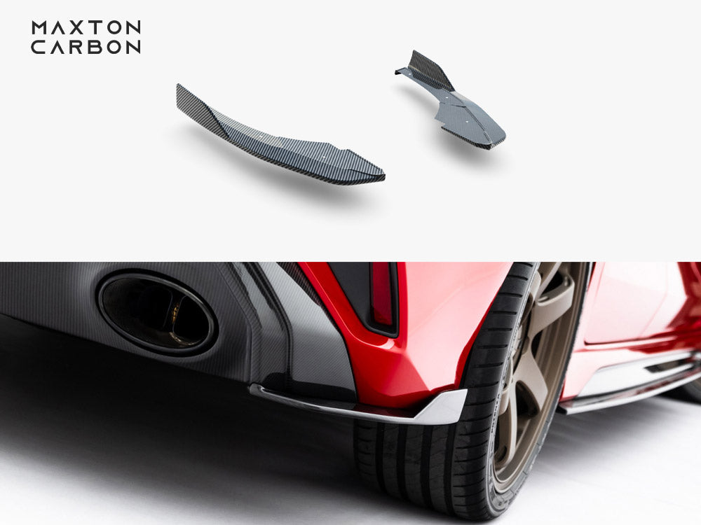 Prepreg Carbon Fiber Rear Side Splitters compatible with Audi RS 3 Sedan 8Y Facelift