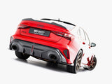 Prepreg Carbon Fiber Rear Side Splitters compatible with Audi RS 3 Sedan 8Y Facelift