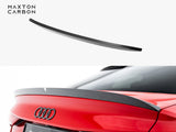 Prepreg Carbon Fiber Tailgate Spoiler V.2 compatible with Audi RS 3 / S3 / A3 S Line / A3 Sedan 8Y Facelift