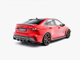Prepreg Carbon Fiber Tailgate Spoiler V.2 compatible with Audi RS 3 / S3 / A3 S Line / A3 Sedan 8Y Facelift