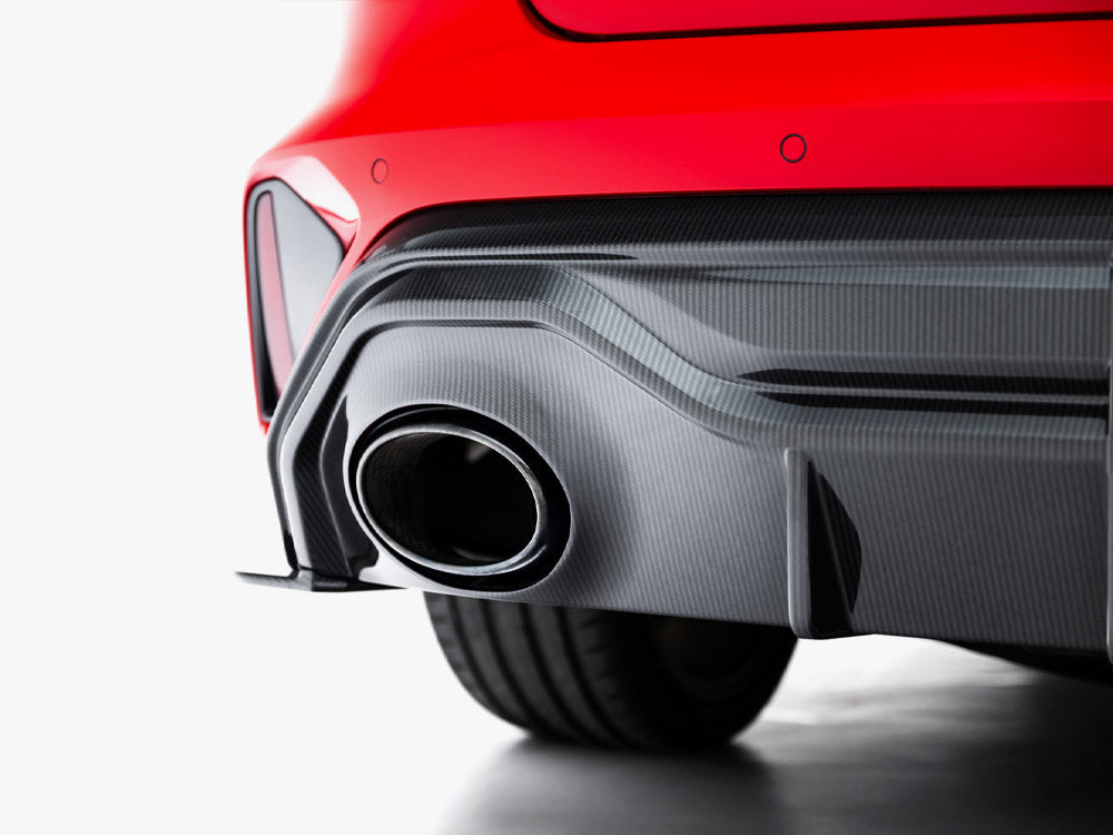 Prepreg Carbon Fiber Rear Diffuser compatible with Audi RS 3 Sedan 8Y Facelift