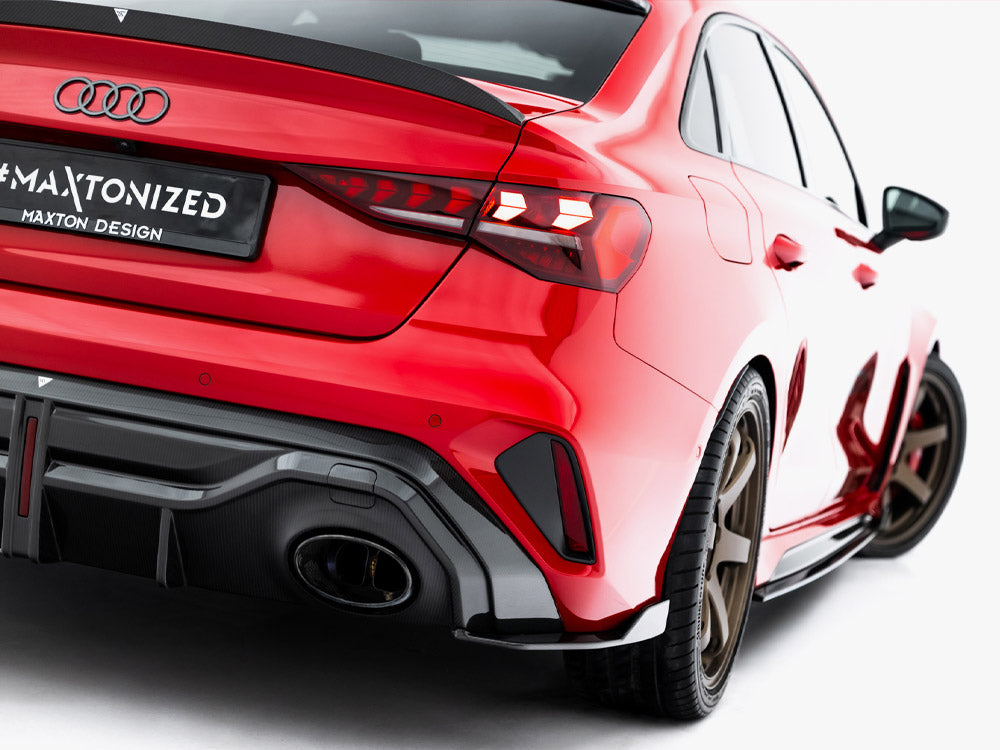 Prepreg Carbon Fiber Rear Diffuser compatible with Audi RS 3 Sedan 8Y Facelift